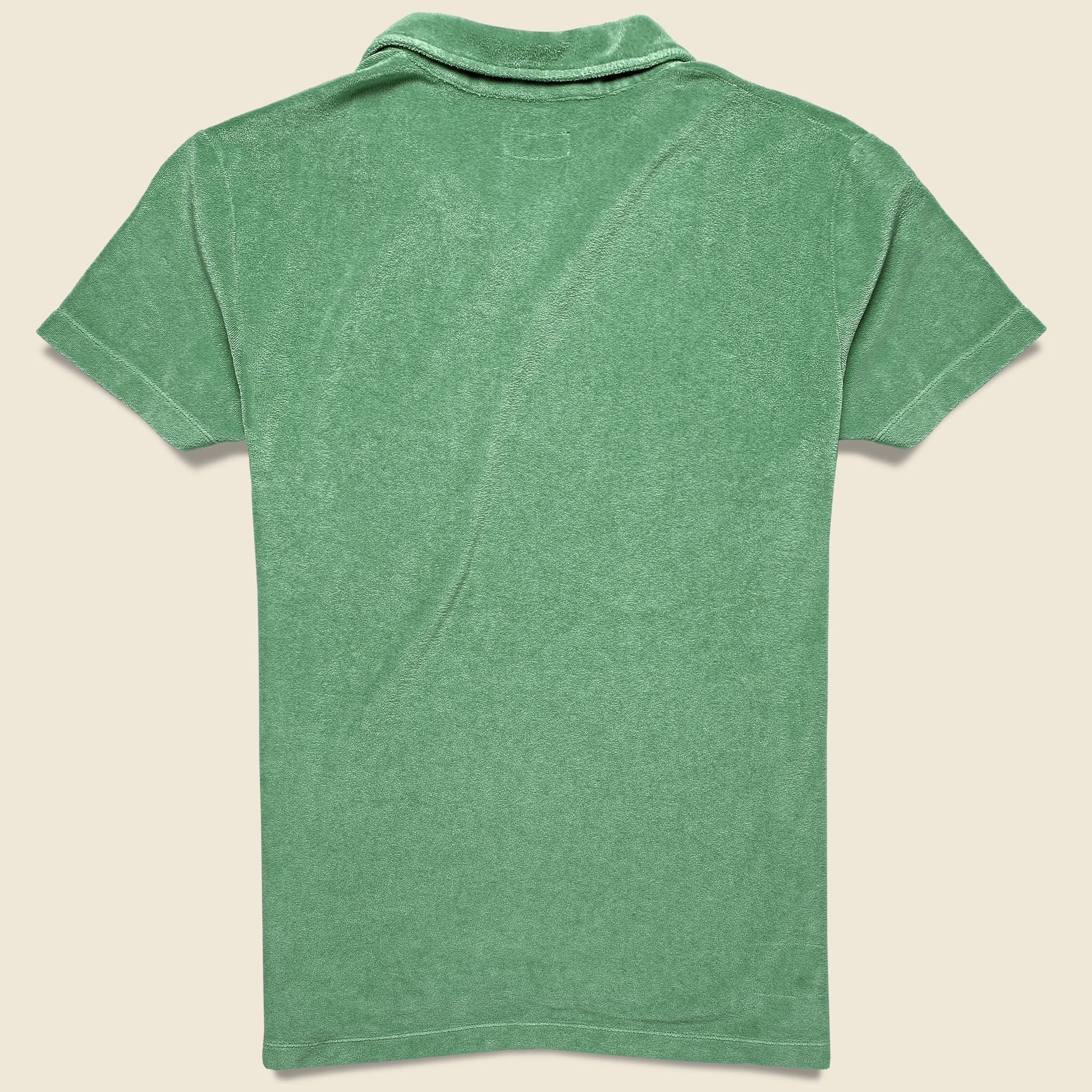 
                          Terry Fleece Vacation Polo - Green - Universal Works - STAG Provisions - Tops - S/S Knit
                        