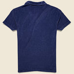 Terry Fleece Vacation Polo - Ink Blue - Universal Works - STAG Provisions - Tops - S/S Knit