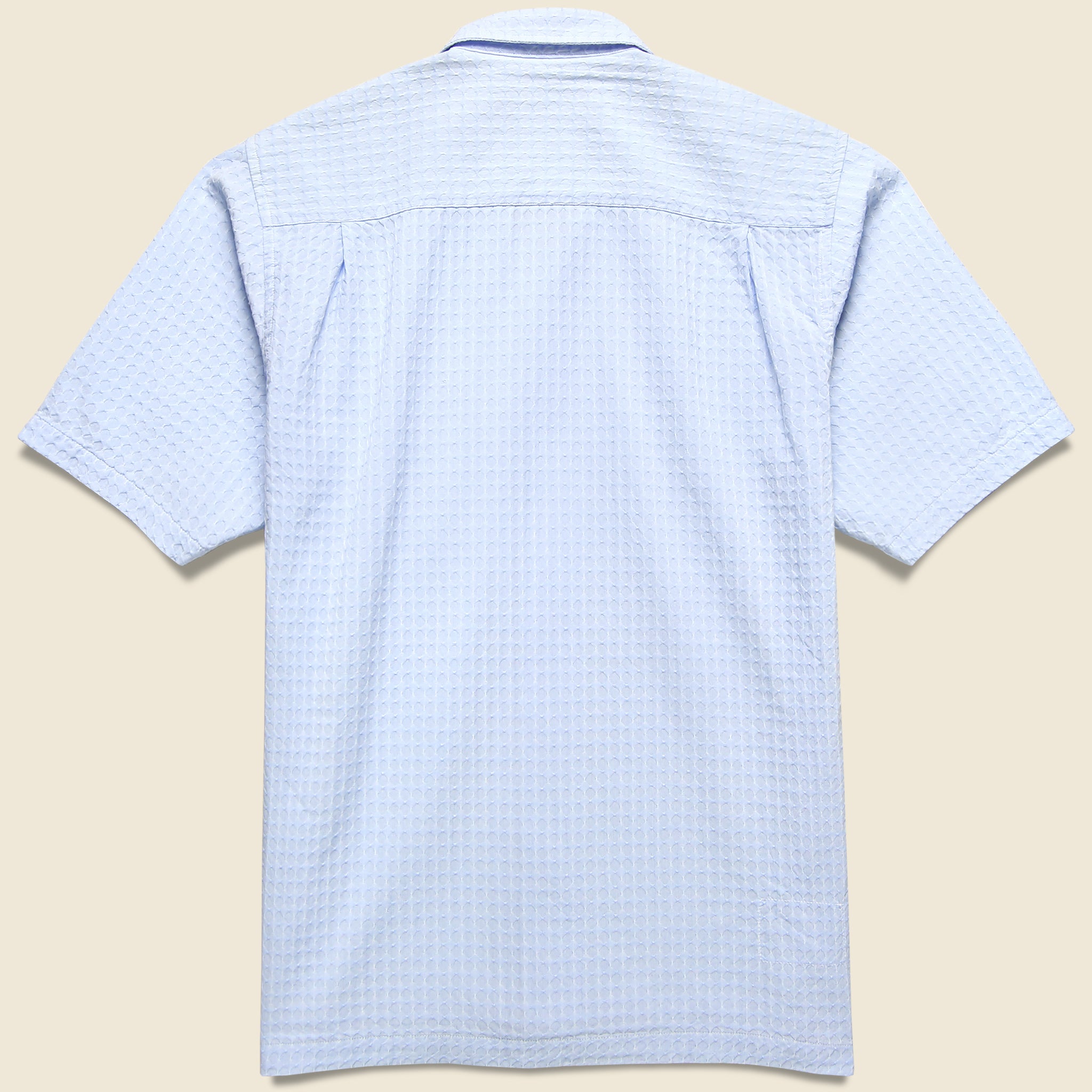 
                          Delos Cotton Camp Shirt - Sky - Universal Works - STAG Provisions - Tops - S/S Woven - Solid
                        