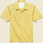 Delos Cotton Camp Shirt - Yellow - Universal Works - STAG Provisions - Tops - S/S Woven - Solid