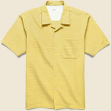 Delos Cotton Camp Shirt - Yellow - Universal Works - STAG Provisions - Tops - S/S Woven - Solid