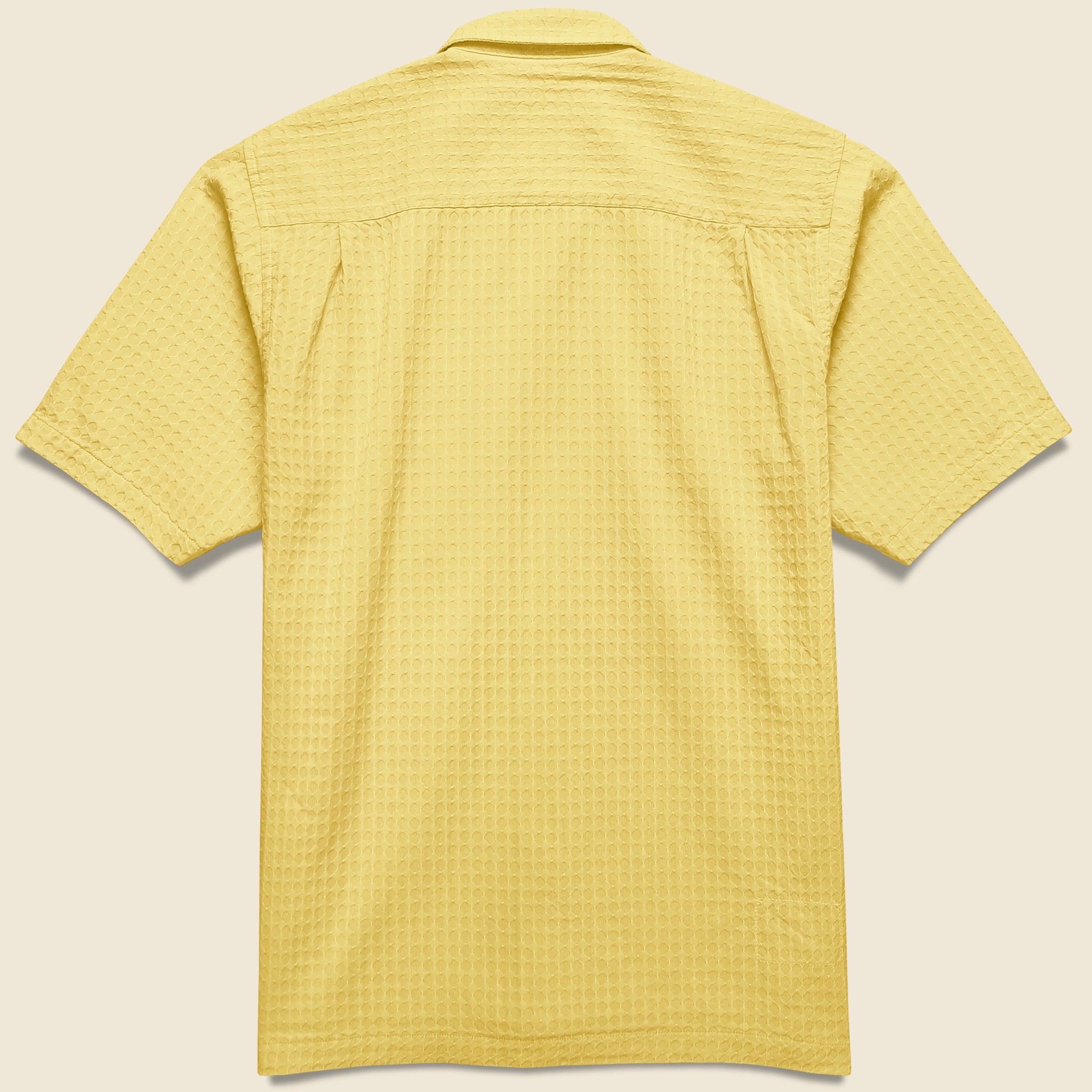 Delos Cotton Camp Shirt - Yellow - Universal Works - STAG Provisions - Tops - S/S Woven - Solid