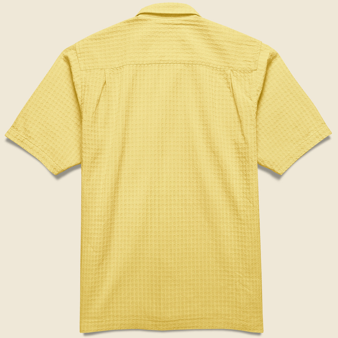 Delos Cotton Camp Shirt - Yellow - Universal Works - STAG Provisions - Tops - S/S Woven - Solid
