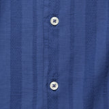 Flag Self Stripe Camp Shirt - Blue - Universal Works - STAG Provisions - Tops - S/S Woven - Solid