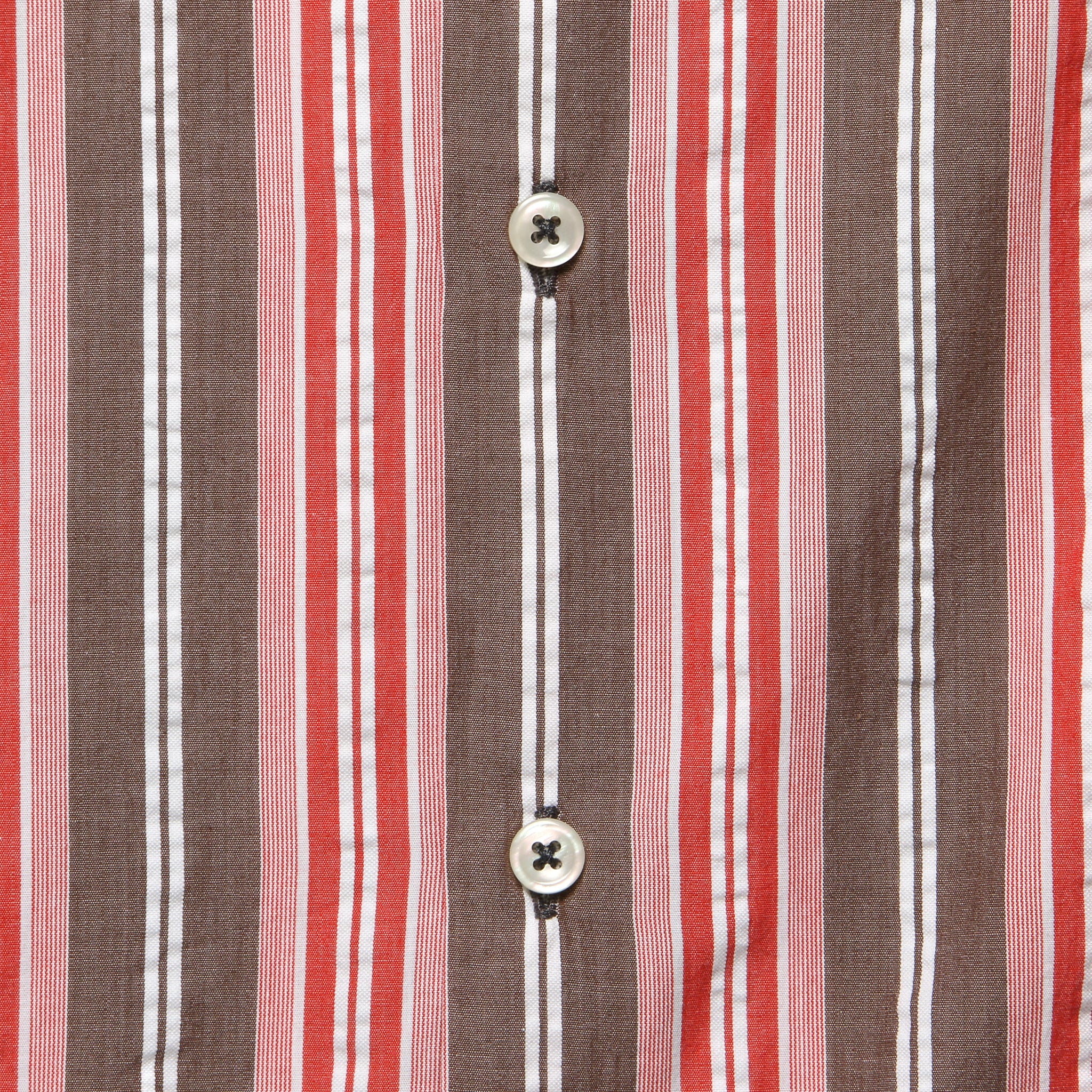 
                          Nassau Stripe Camp Shirt - Red/Brown - Universal Works - STAG Provisions - Tops - S/S Woven - Stripe
                        