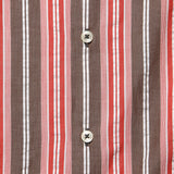 Nassau Stripe Camp Shirt - Red/Brown - Universal Works - STAG Provisions - Tops - S/S Woven - Stripe