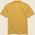 Maui Stripe Camp Shirt - Mustard - Universal Works - STAG Provisions - Tops - S/S Woven - Stripe
