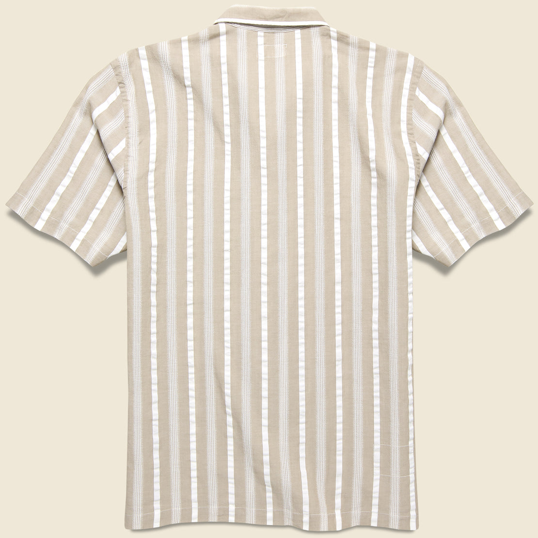 Togo Stripe Road Shirt - Sand - Universal Works - STAG Provisions - Tops - S/S Woven - Stripe