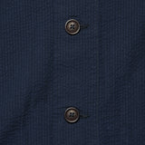 Seersucker Travail Shirt - Navy - Universal Works - STAG Provisions - Outerwear - Shirt Jacket