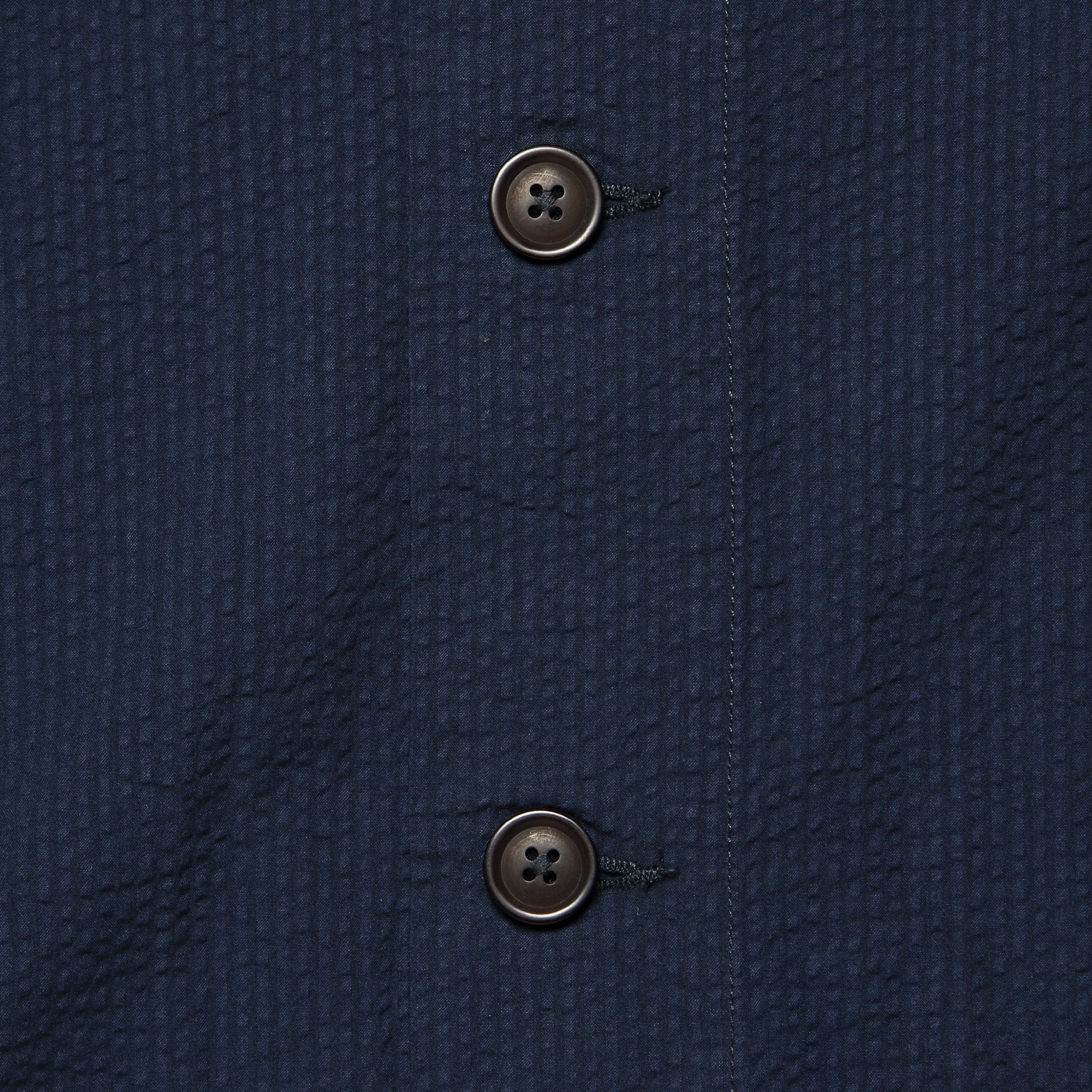 Seersucker Travail Shirt - Navy - Universal Works - STAG Provisions - Outerwear - Shirt Jacket