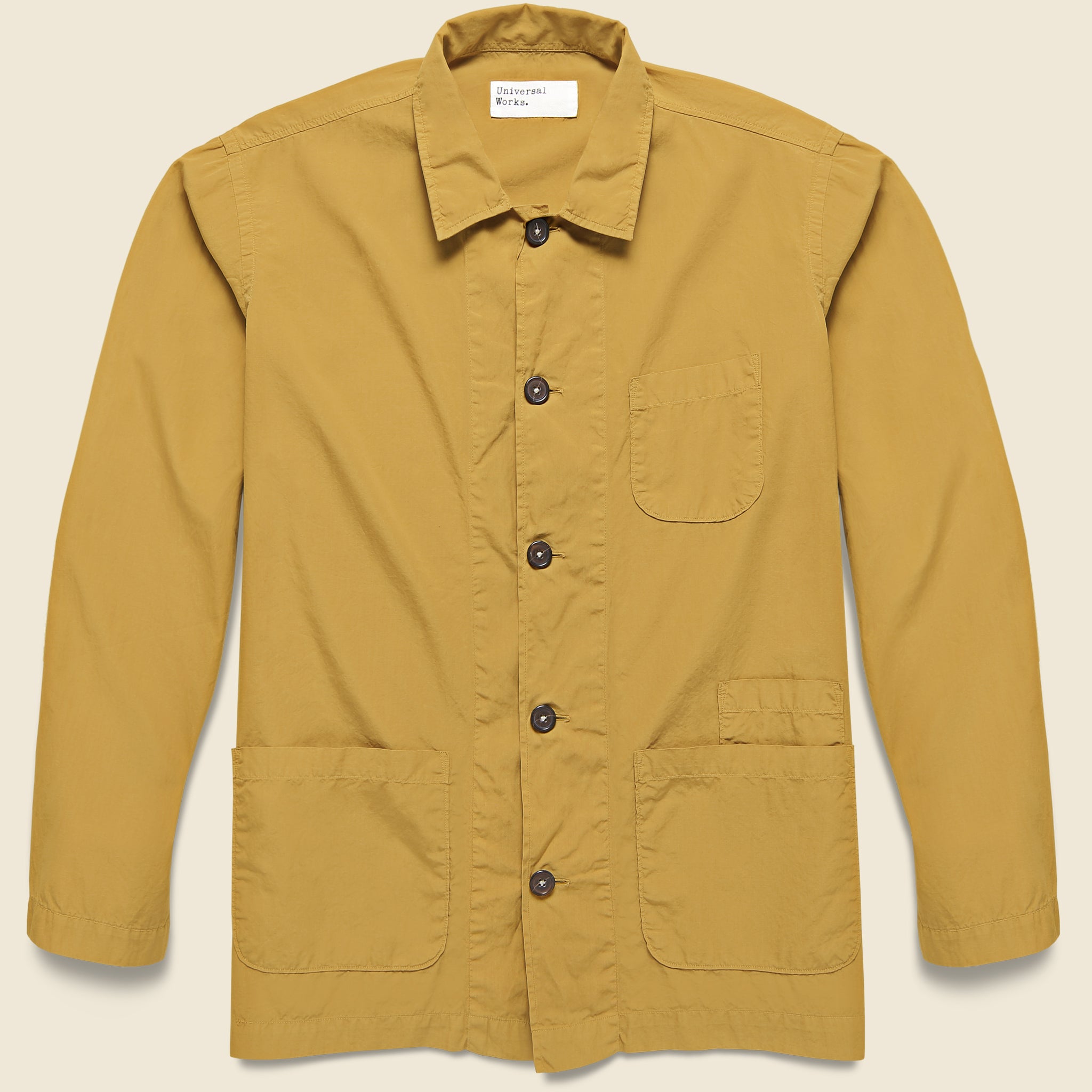 Bakers Poplin Overshirt - Cumin - Universal Works - STAG Provisions - Outerwear - Shirt Jacket