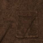 Terry Fleece Vacation Polo - Brown - Universal Works - STAG Provisions - Tops - S/S Knit