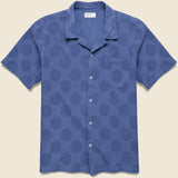 Dot Print Road Shirt - Blue - Universal Works - STAG Provisions - Tops - S/S Woven - Dot
