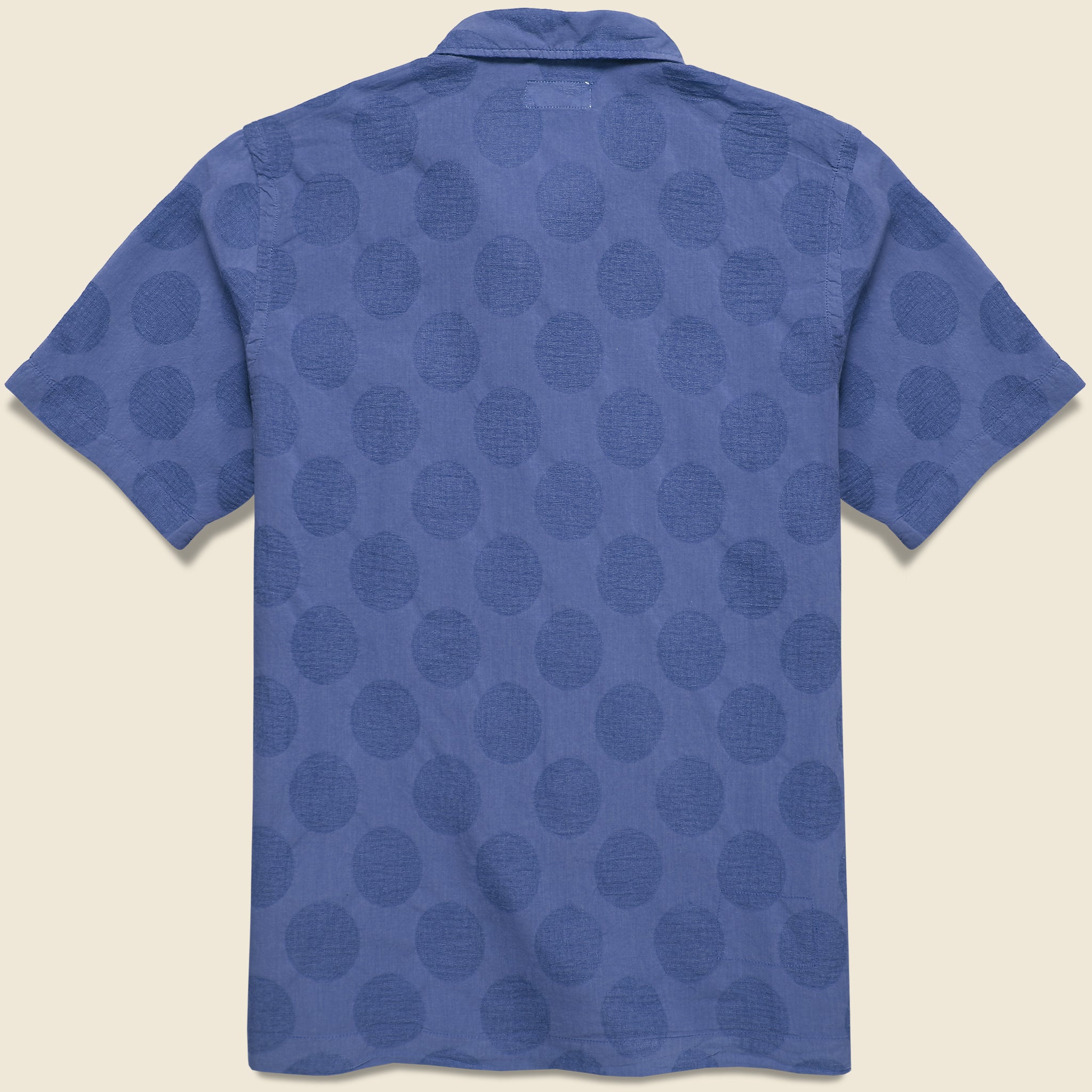 Dot Print Road Shirt - Blue - Universal Works - STAG Provisions - Tops - S/S Woven - Dot