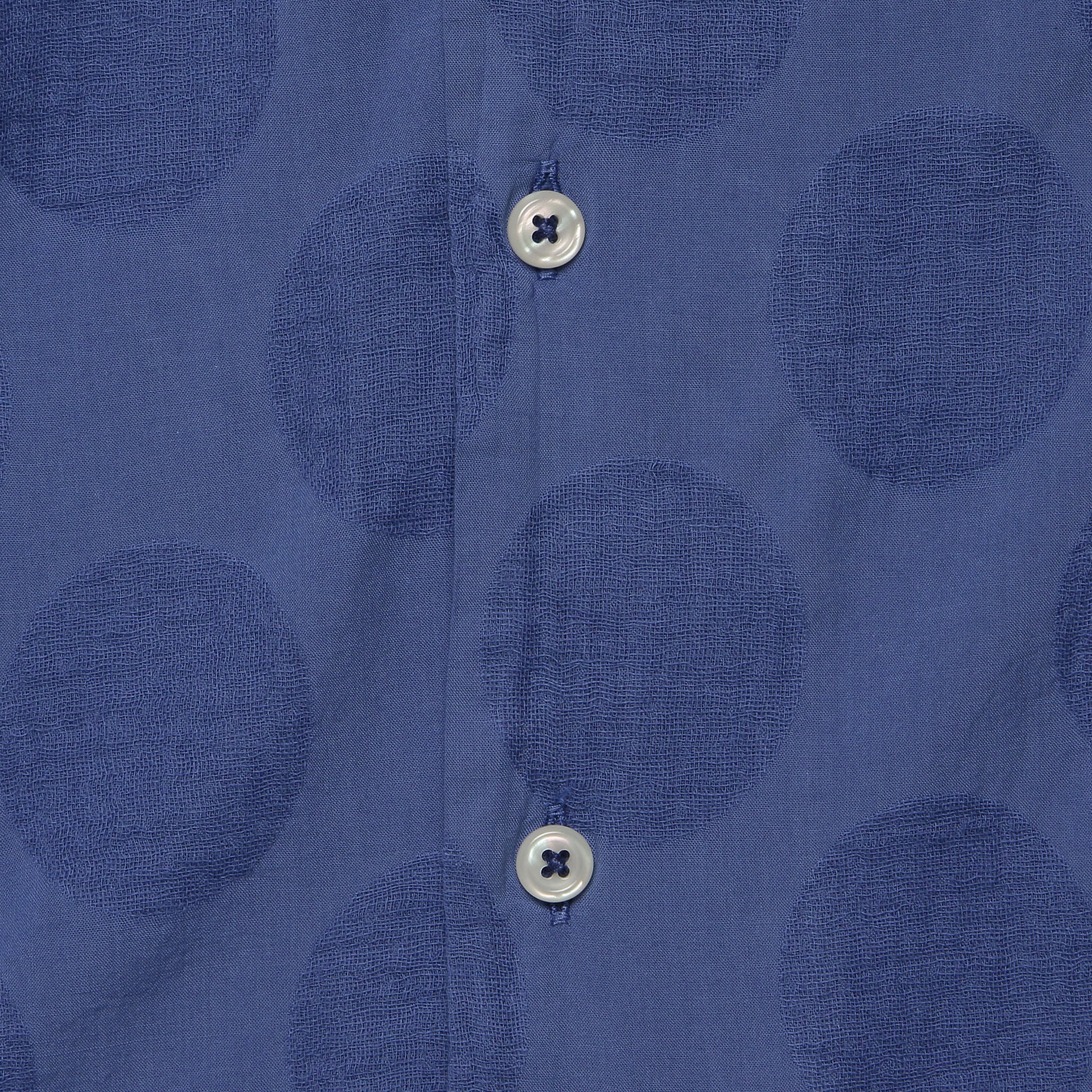 
                          Dot Print Road Shirt - Blue - Universal Works - STAG Provisions - Tops - S/S Woven - Dot
                        