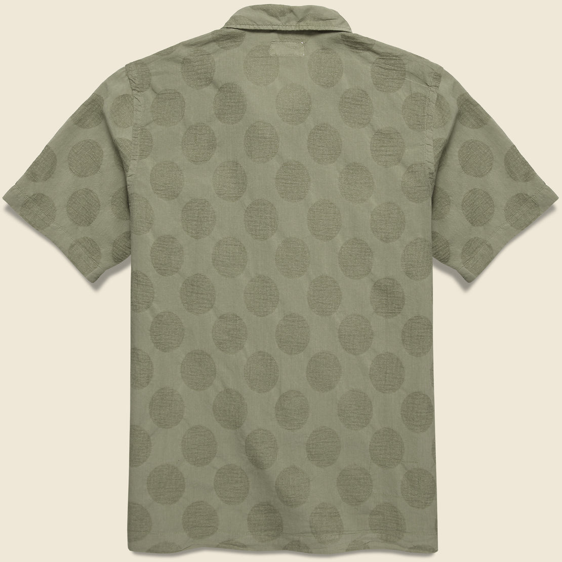 Dot Print Road Shirt - Olive - Universal Works - STAG Provisions - Tops - S/S Woven - Dot