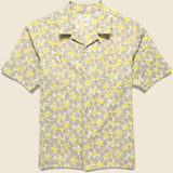 Takihyo Print Road Shirt - Yellow - Universal Works - STAG Provisions - Tops - S/S Woven - Other Pattern