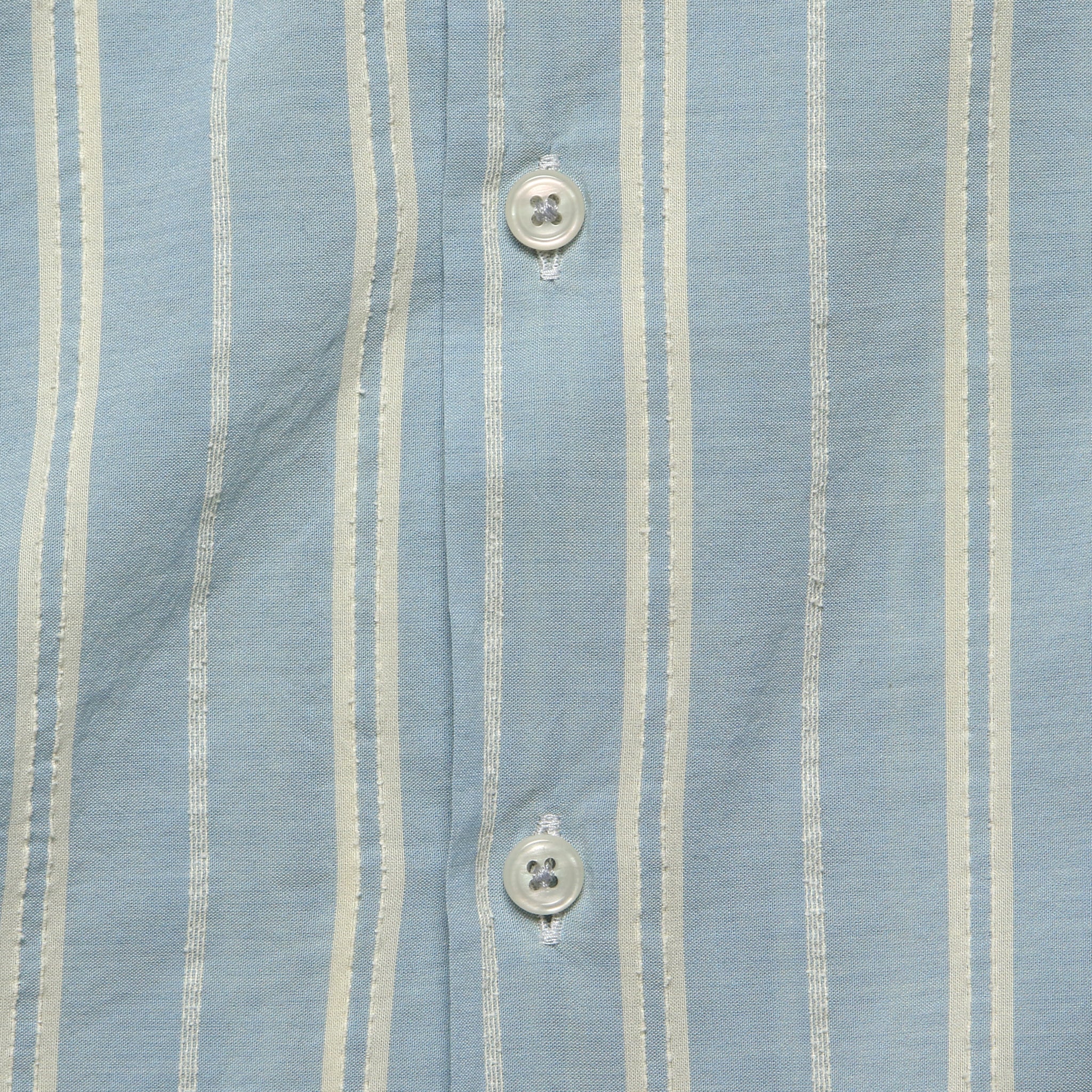 
                          Nisi Cotton Camp Shirt - Blue - Universal Works - STAG Provisions - Tops - S/S Woven - Stripe
                        