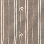 Nisi Cotton Camp Shirt - Brown - Universal Works - STAG Provisions - Tops - S/S Woven - Stripe