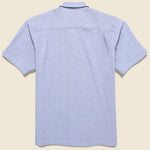 Seersucker Camp Shirt - Sky - Universal Works - STAG Provisions - Tops - S/S Woven - Seersucker