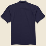 Seersucker Camp Shirt - Navy - Universal Works - STAG Provisions - Tops - S/S Woven - Seersucker