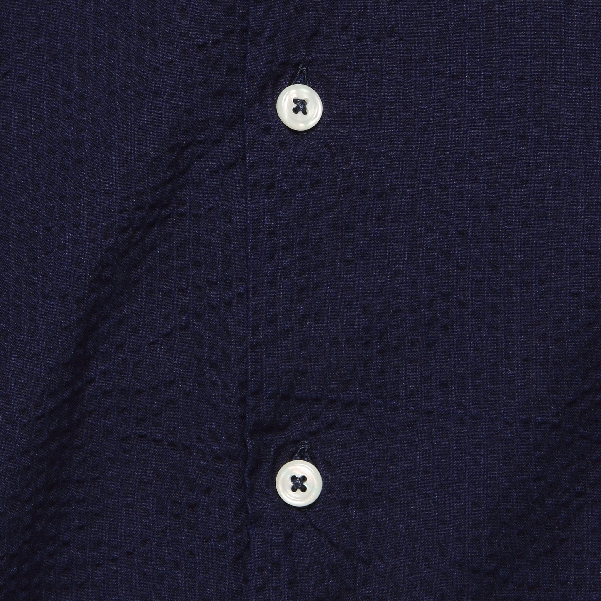 Seersucker Camp Shirt - Navy - Universal Works - STAG Provisions - Tops - S/S Woven - Seersucker
