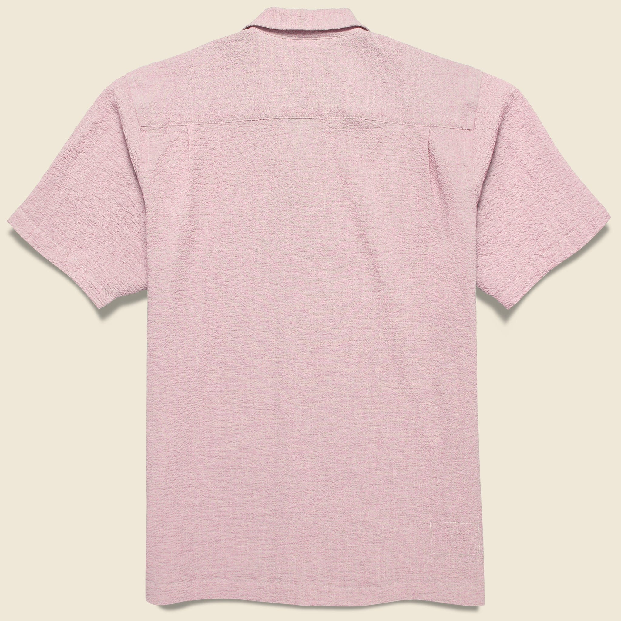 
                          Seersucker Camp Shirt - Pink - Universal Works - STAG Provisions - Tops - S/S Woven - Seersucker
                        