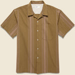 Deck Cotton Camp Shirt - Sand - Universal Works - STAG Provisions - Tops - S/S Woven - Other Pattern