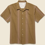Deck Cotton Camp Shirt - Sand - Universal Works - STAG Provisions - Tops - S/S Woven - Other Pattern