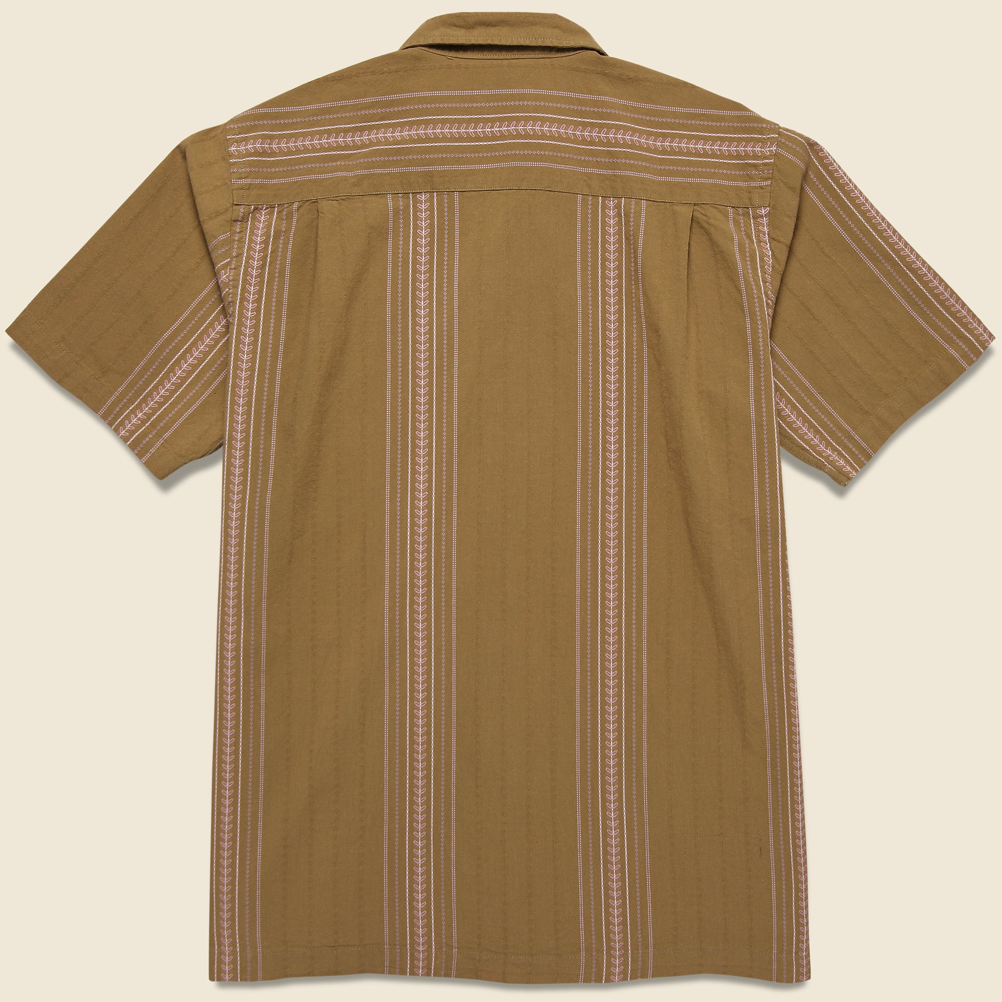 
                          Deck Cotton Camp Shirt - Sand - Universal Works - STAG Provisions - Tops - S/S Woven - Other Pattern
                        