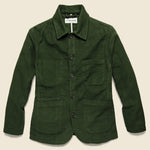Bakers Jacket - Olive Moleskin - Universal Works - STAG Provisions - Outerwear - Coat / Jacket