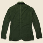 Bakers Jacket - Olive Moleskin - Universal Works - STAG Provisions - Outerwear - Coat / Jacket