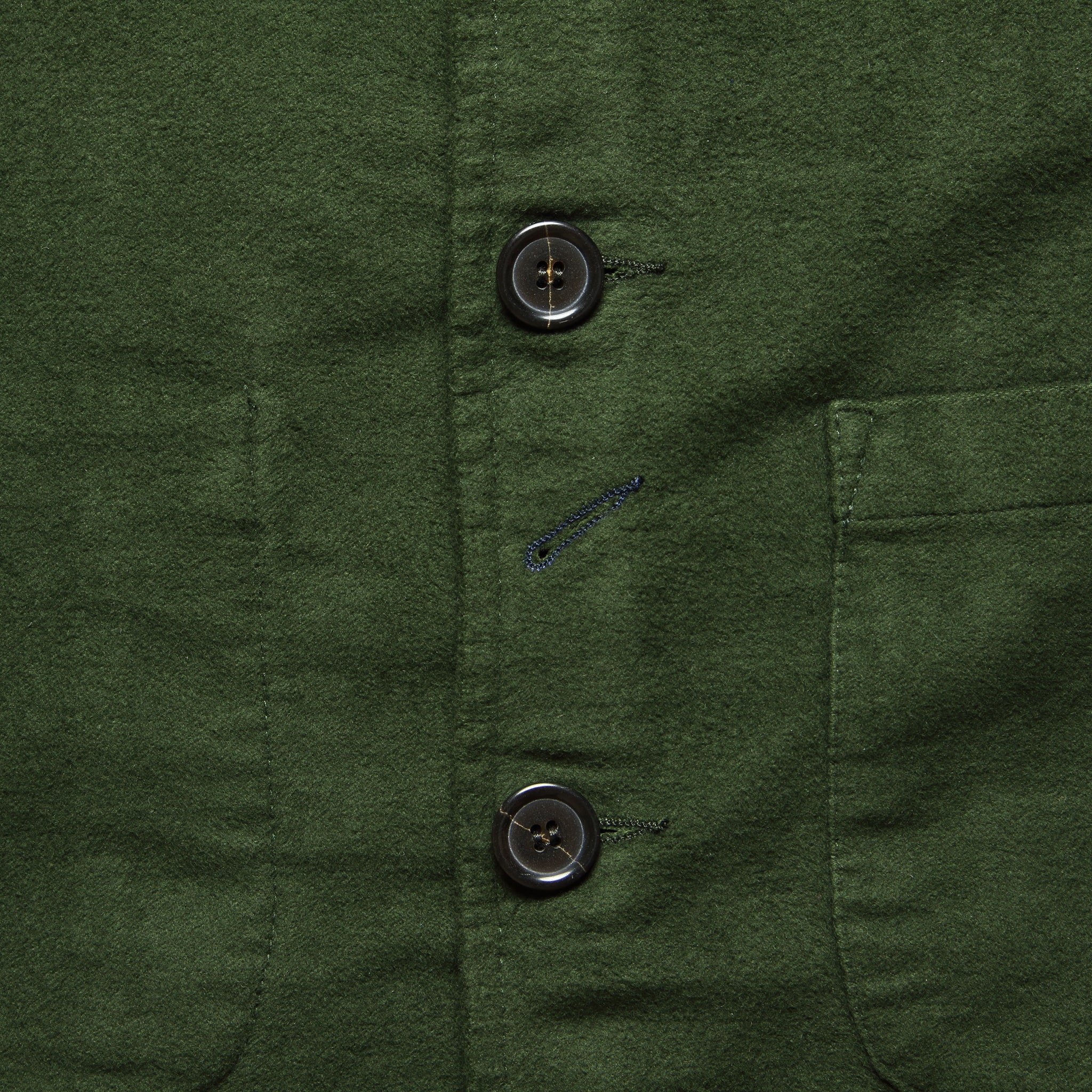 
                          Bakers Jacket - Olive Moleskin - Universal Works - STAG Provisions - Outerwear - Coat / Jacket
                        