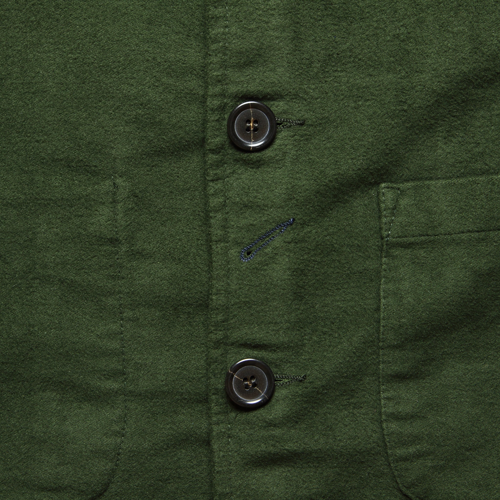 Bakers Jacket - Olive Moleskin - Universal Works - STAG Provisions - Outerwear - Coat / Jacket