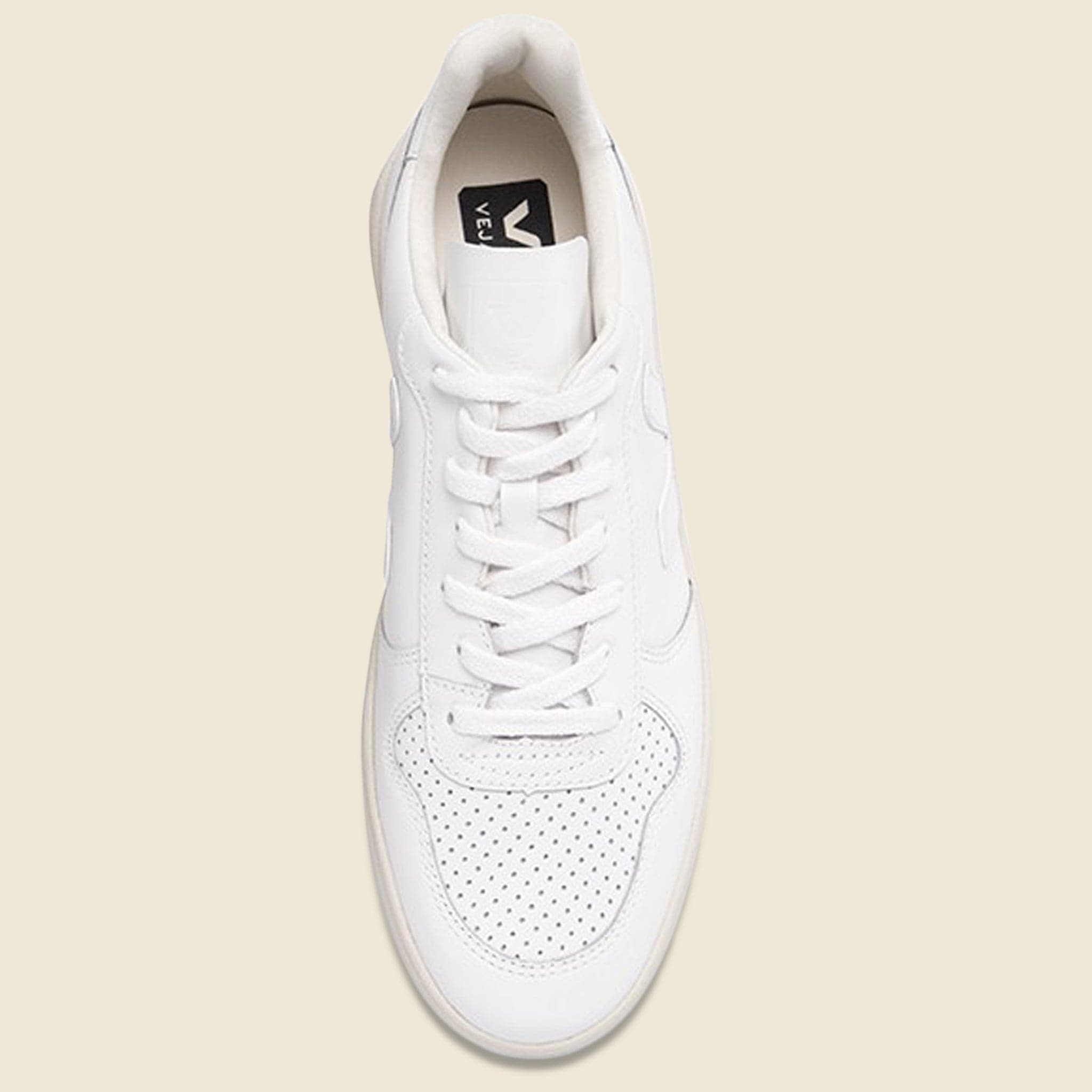 V-10 Leather Sneaker - Extra White - Veja - STAG Provisions - Shoes - Athletic