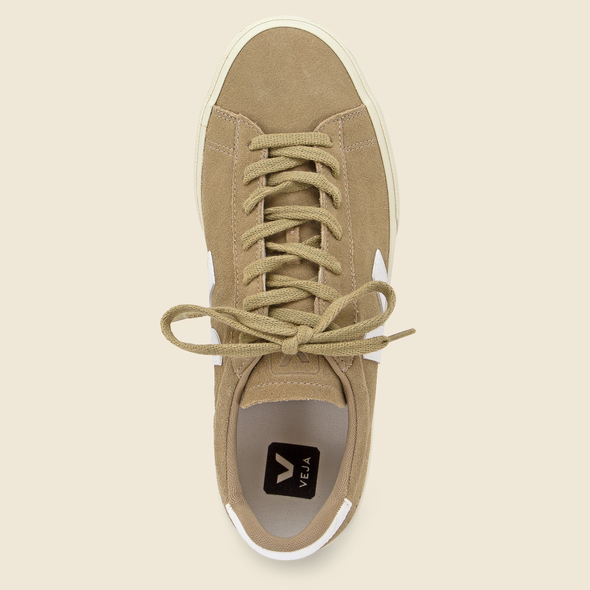 Campo Suede Sneaker - Dune White - Veja - STAG Provisions - Shoes - Athletic