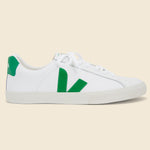 Esplar Leather Sneaker - White Emeraude - Veja - STAG Provisions - Shoes - Athletic
