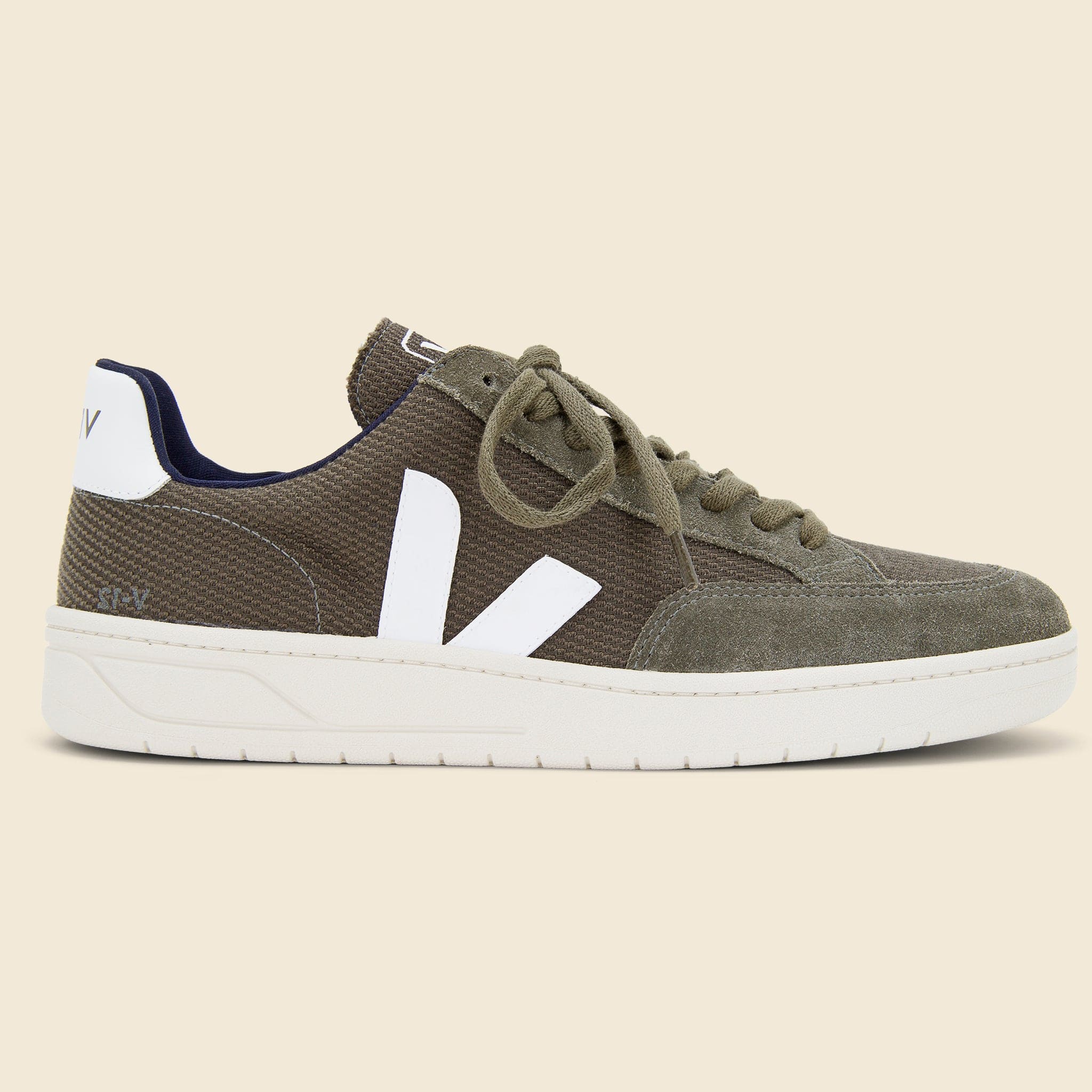 V-12 Mesh Sneaker - Olive/White - Veja - STAG Provisions - Shoes - Athletic