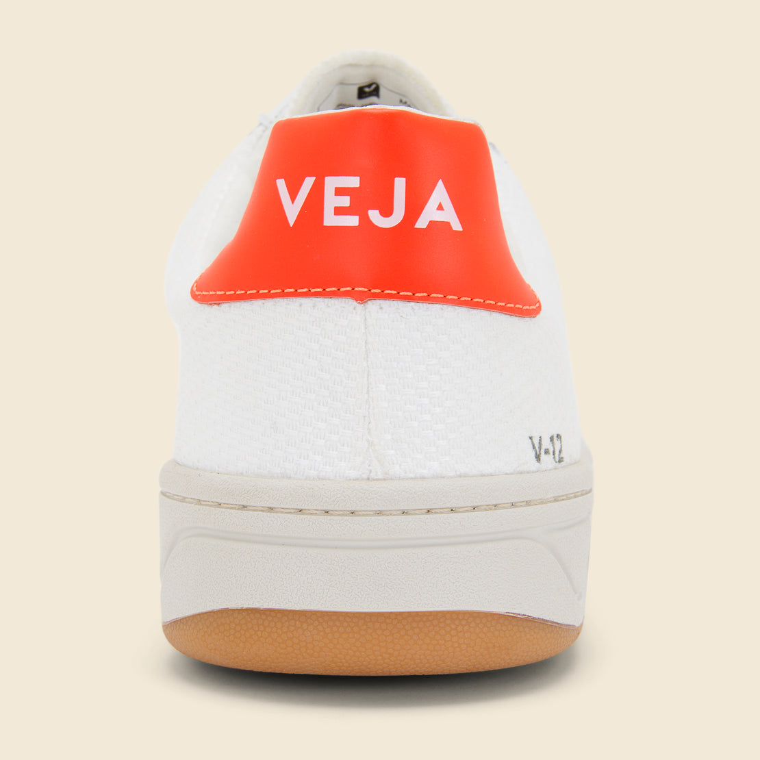 V-12 Mesh Sneaker - White/Indigo/Orange Fluo - Veja - STAG Provisions - Shoes - Athletic