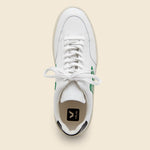 V-12 Leather Sneaker - Extra White/Emeraude Black - Veja - STAG Provisions - Shoes - Athletic