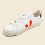 Campo ChromeFree Leather Sneaker - Extra White/Orange/Cobalt - Veja - STAG Provisions - Shoes - Athletic