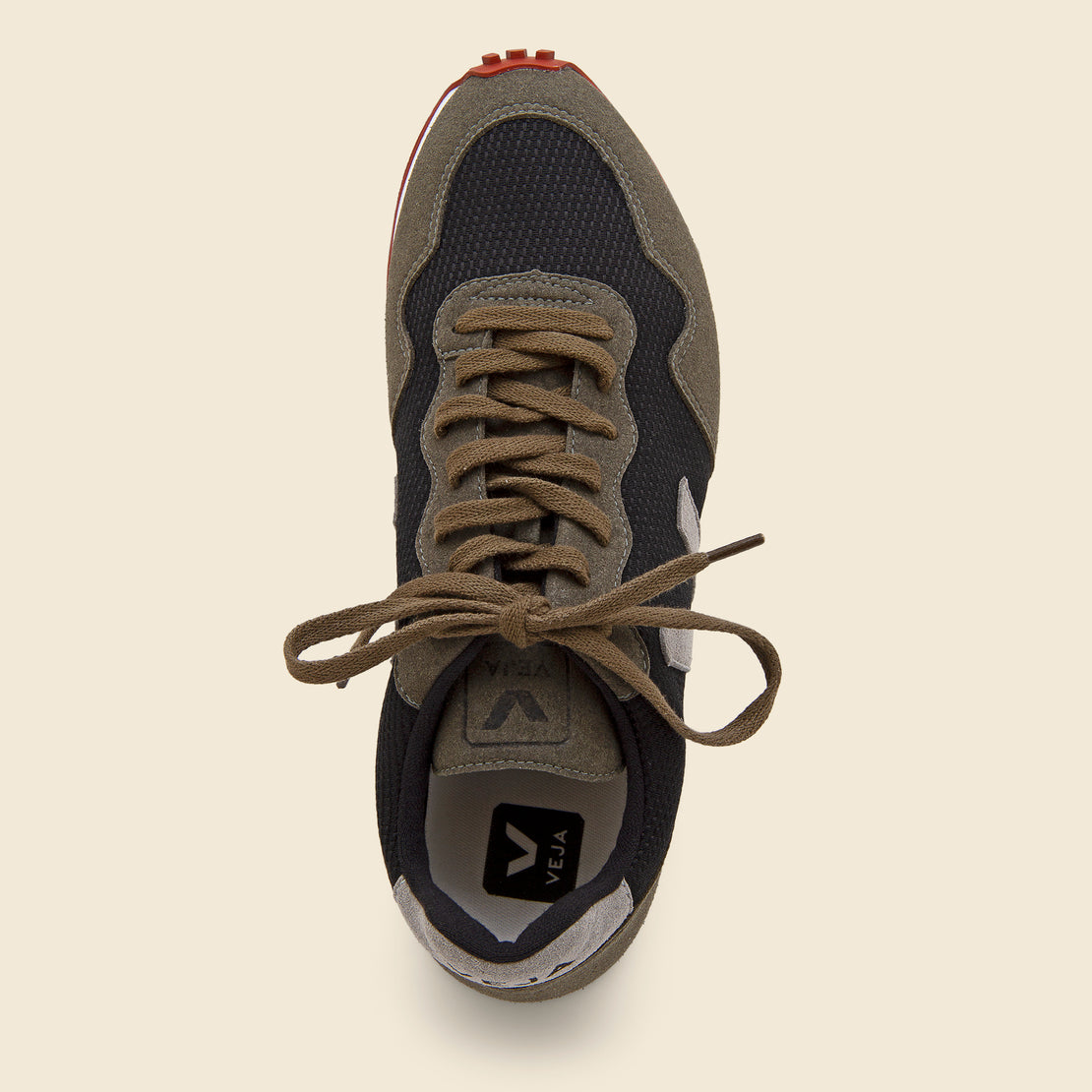 Rec B-Mesh Sneaker - Black/Oxford Grey/Olive