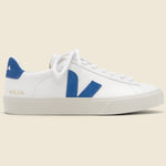 Campo ChromeFree Leather Sneaker - Extra White/Swedish Blue - Veja - STAG Provisions - Shoes - Athletic