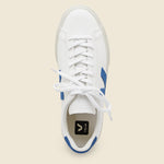 Campo ChromeFree Leather Sneaker - Extra White/Swedish Blue - Veja - STAG Provisions - Shoes - Athletic