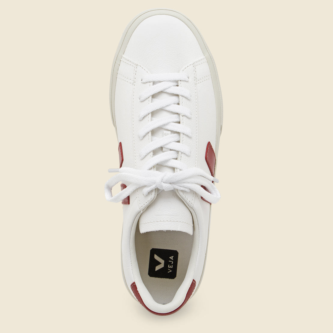 Campo ChromeFree Leather Sneaker - Extra White/Rouille - Veja - STAG Provisions - Shoes - Athletic