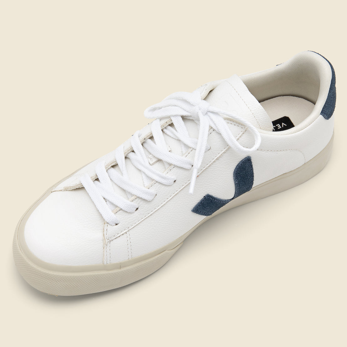 Campo Leather Sneaker - Extra White/California Blue - Veja - STAG Provisions - Shoes - Athletic