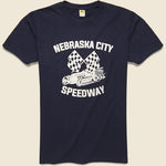 Nebraska City Tee - Navy - Velva Sheen - STAG Provisions - Tops - S/S Tee - Graphic