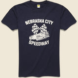 Nebraska City Tee - Navy - Velva Sheen - STAG Provisions - Tops - S/S Tee - Graphic