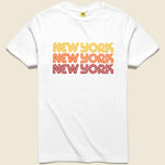 New York Tee - White - Velva Sheen - STAG Provisions - Tops - S/S Tee - Graphic