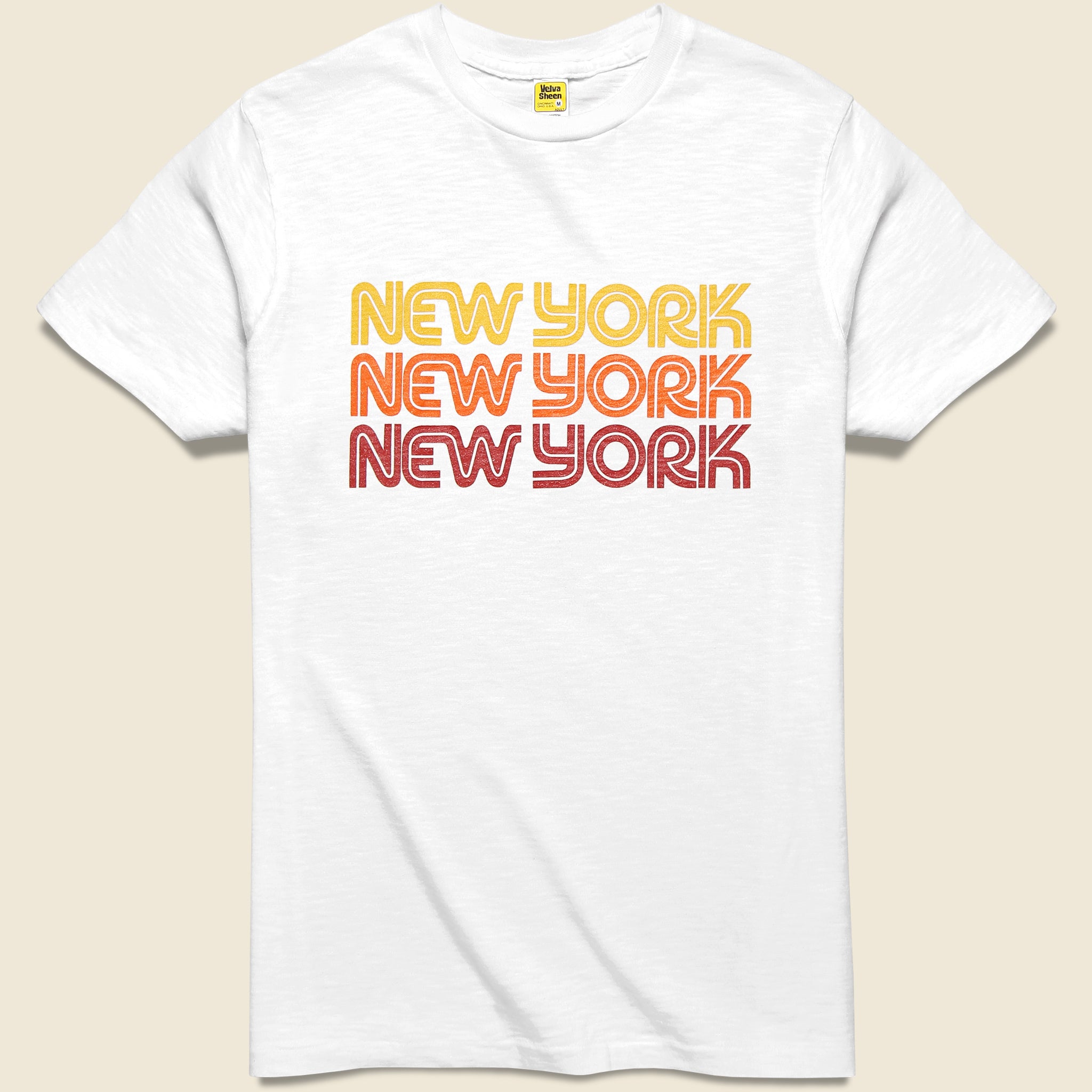 New York Tee - White - Velva Sheen - STAG Provisions - Tops - S/S Tee - Graphic